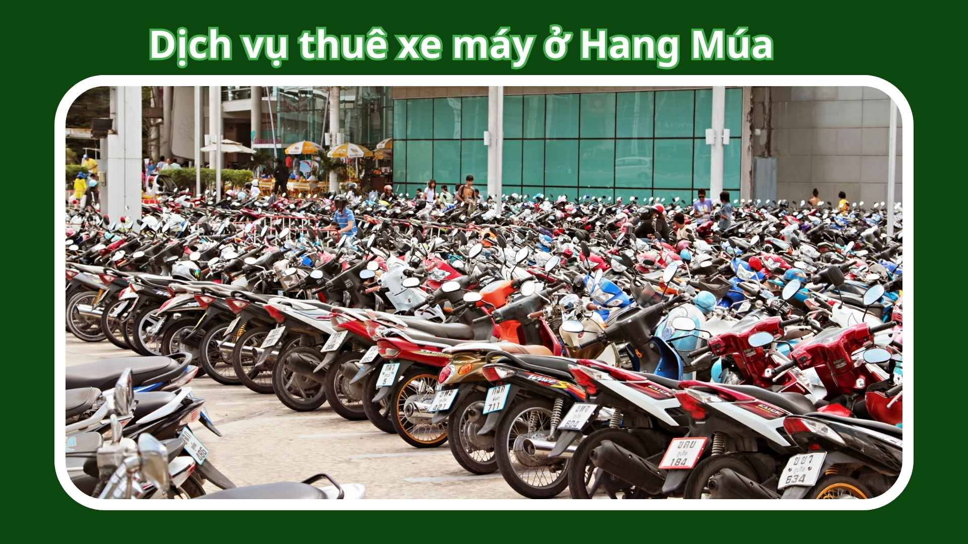 Dịch vụ thuê xe máy ở Hang Múa